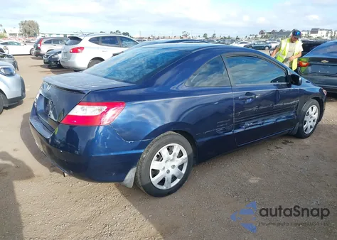 2007 Honda Civic Lx z USA, uszkodzony, nr VIN 2HGFG12687H575001